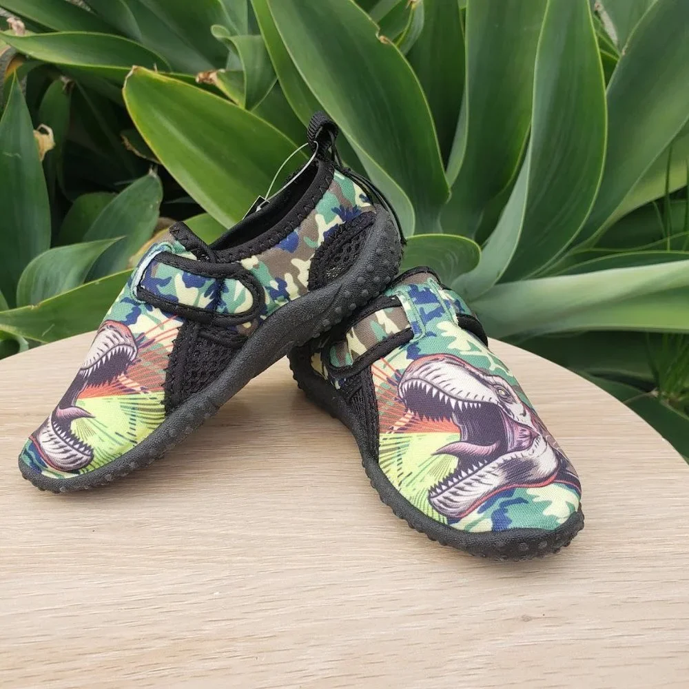 New Size 5 Jurassic Park sneakers water pool beach shoes